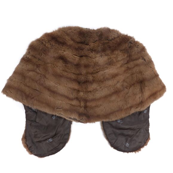 VINTAGE Genuine Fur Shrug Cardigan Bolero Wrap 90s Y2k Ballet Soft Girl Coquette - Picture 5 of 6